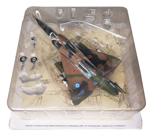 Mirage Iii. Metal, Escala 1:72 Coleccionable.