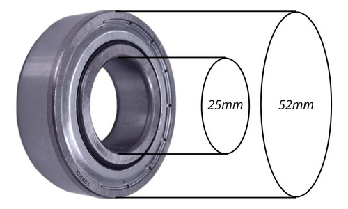 Rodamiento Ruleman Bolillero 6205 2rst Toprol (pack 50)