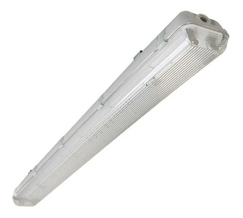 Pack 8 Equipo Estanco Led 2x18w Con Tubos De 18w 120cm