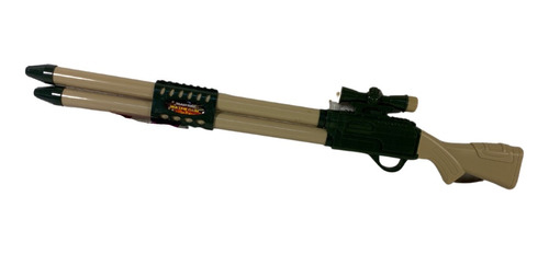 Pistola De Agua Escopeta Doble Caño 70 Cm Largo
