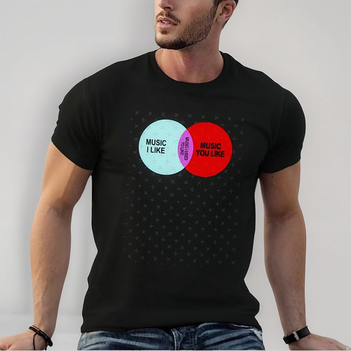 Playera It Crowd Music I Like Camisetas Lisas Ropa Hippie