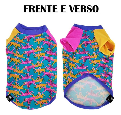 Roupa Roupinha Camiseta Pet Proteção Uv Uva E Uvb Tam. P