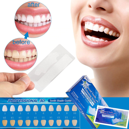 Imagen 4 de 6 de 14 Sobres Tiras Blanqueador Dental 3d Whitestrips