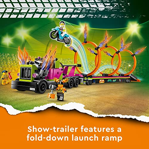 Caminhão De Acrobacias Toy Lego City Stuntz E Ring Of Fire C