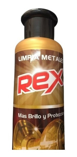 Imagen 2 de 2 de Limpia Metales Brillo & Proteccion Rex 250 Cc