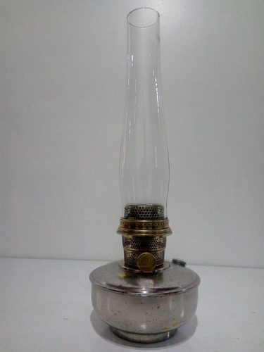 Antigo Lampião Aladim Americano 1940 Metal Amarelo