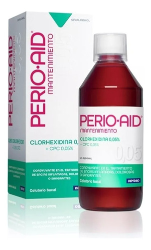 Enjuague Bucal Perio Aid Mantenimiento Chx 0,05% 500ml