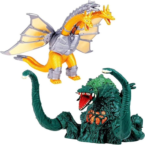 Godzilla Figures Kings Of The Monsters  2 Piezas, Bioll...