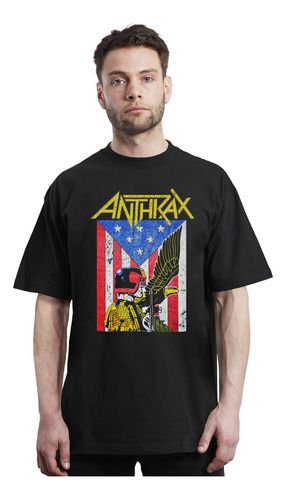Anthrax - Judge Dredd - Metal - Polera