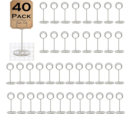 Number Holders For Cyrico Table, For Restaurants, X40 Pcs