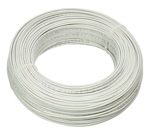 Cable De Cobre Flexible 2,5 Mm² Blanco-rollo 100mt