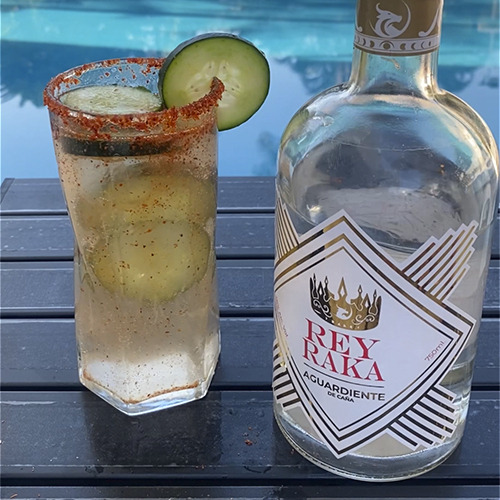 Aguardiente Sabor Mango Rey Raka