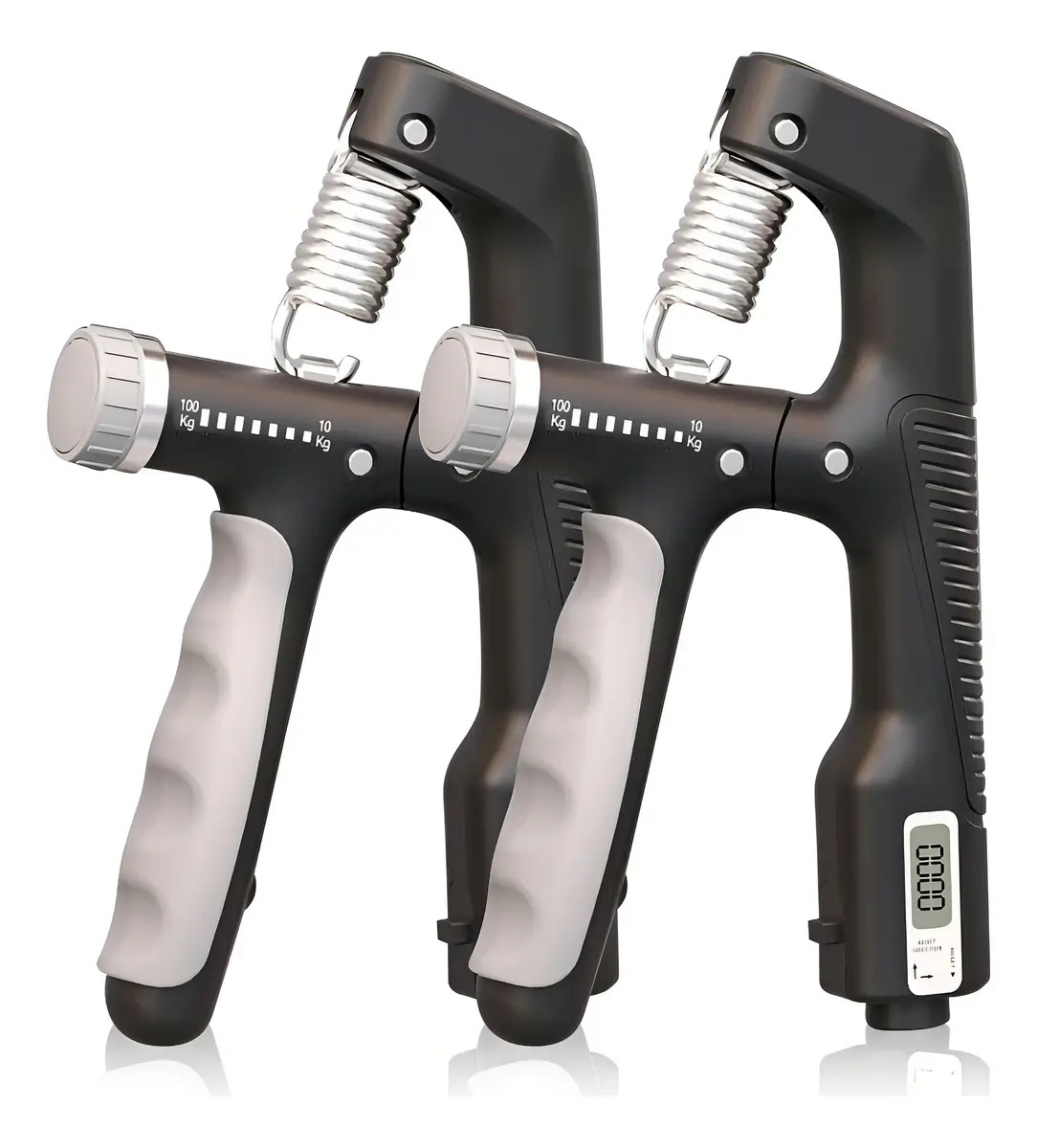 2 Pinzas Ejercicio Fortalecedor De Mano Ajustable Hand Grips Color Negro Ejercitador Mano Ejercitador Mano Ejercitador De Antebrazo,Ejercitador De Dedos