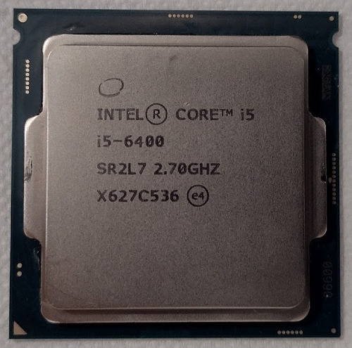 Procesador Intel I5 6400 2,7 - 3,3ghz 6ta Generacion Lga1151