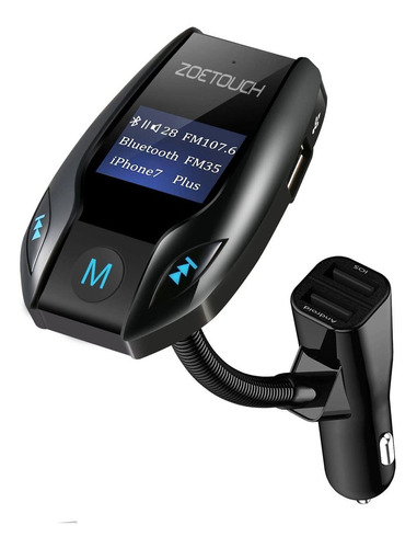 Zoetouch Bluetooth Fm Transmitter Wireless Radio Transmitter