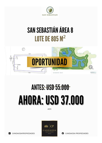 Oportunidad! Lote En San Sebastián, Área 8