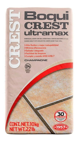 Boquicrest Ultramax 10kgs Champagne - Crest