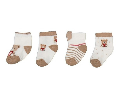 Set De 3 Calcetines Estampado Para Bebe Niño 9588 (mim)