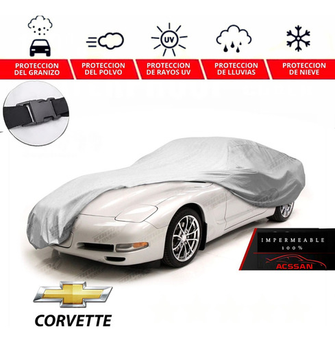 Lona Cubreauto Eua Con Broche Corvette Convertible C5 1997