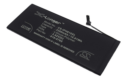 Bateria Para iPhone 6 Plus 3300 Mah Cameron Sino Extra Carga
