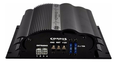 Módulo Amplificador Corzus Cr703 3canais Mono Stereo 280wrms