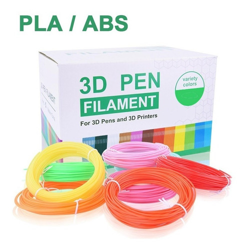 Recambio De Filamento Pluma Impresora 3d Abs Kit Con 20 Colo