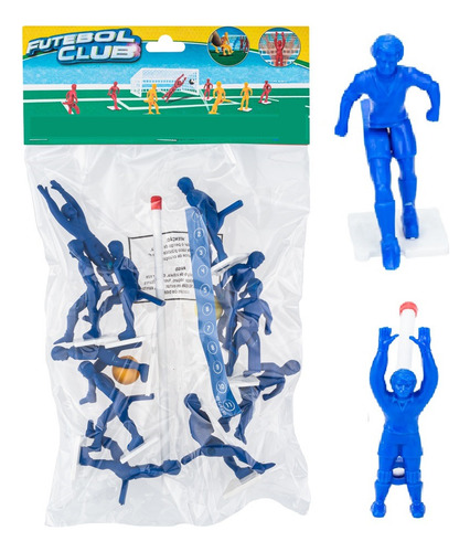 Futebol Club Gulliver - Time Azul Jogadores Colorido Pacote
