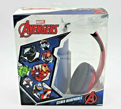 Marvel Avengers Audífonos Estéreo De Sonido, Diadema Ajustab