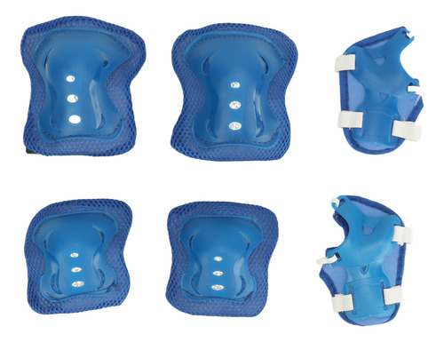 Rodilleras Y Coderas Blue Kids, Esponjas Suaves Para Patinaj