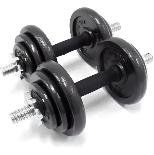 Kit 2 Mancuernas 12 Discos 20 Kilos Con Malet n Promoci n