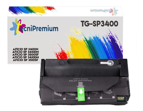 Toner Sp3400 Genérico Para Ricoh  Sp3410sf Sp3510dn Sp3400n