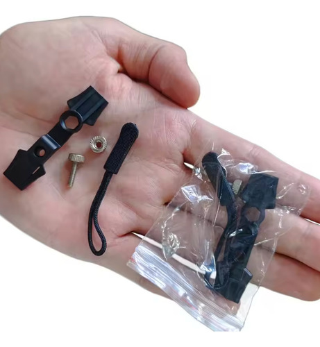Kit De Reparación De Cierre P/ Campera Mochila Botas Etc X2 Negro T-m X4