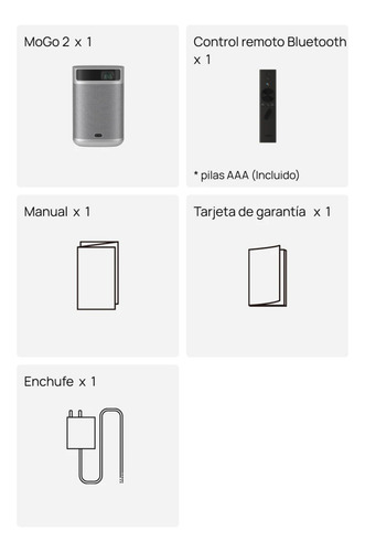 Proyector Portable Xgimi Mogo 2 - 400 Lúmenes - Android Tv (Reacondicionado)