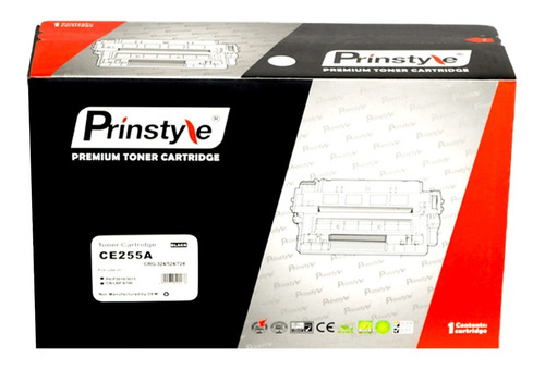 Toner Prinstyle 55a Ce255a 6.500 Pág. Iso Rendimiento 19752