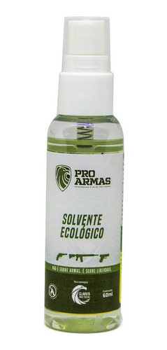Imagem 1 de 1 de Solvente Ecológico - Armas / Atóxico Proarmas By Clarus 60ml