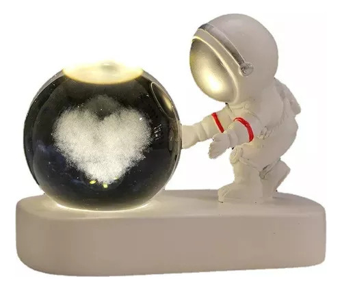 Escultura De Astronauta Con Forma De Bola De Cristal, Acceso