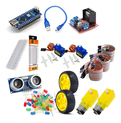 Kit Arduino Robotica Ideal Principiantes Super Completo