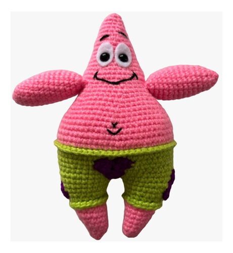 Amigurumi (crochet) Patricio Estrella 21 Cm (bob Esponja)