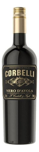 Vinho Tinto Italiano Nero D'avola Doc 750ml Corbelli
