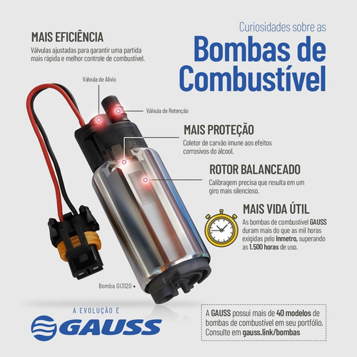 Bomba Combustível Blazer 4.3 V6 Mpfi 1996/2003-gi3481 Gauss