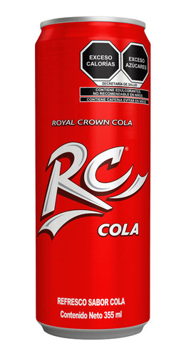 Refresco Rc Cola (royal Crown Cola) 12 Piezas De 355 Ml. C/u