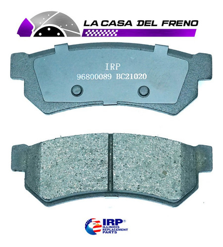 Pastilla Freno Tra Chevrolet (gm)optra 1.6 2011 (f16d3-nf19)