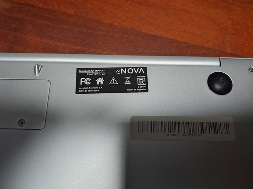 Notebook Enova Gris