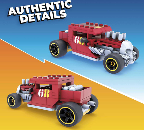 Juego De Construcción Hot Wheels Mega Construx Bone