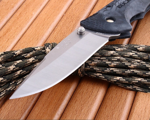 Imagen 7 de 10 de Cuchillo Buck Bantam Bhw Lockback 420hc Hoja 9,2cm Colores.