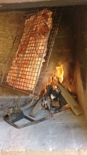 Imagen 6 de 10 de Parrilla Portatil Asador Libro Pinche 35x50 Premium Brasas®