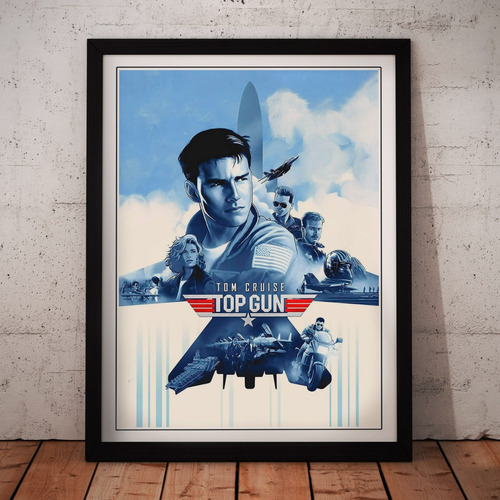 Cuadro Peliculas - Top Gun - Poster Art Fan