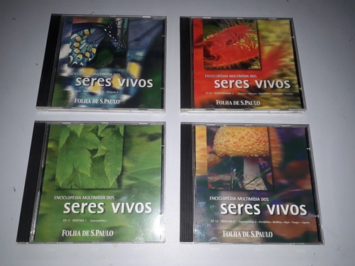 Enciclopédia Multimídia Dos Seres Vivos Com 12 Cd-rom (Usado)