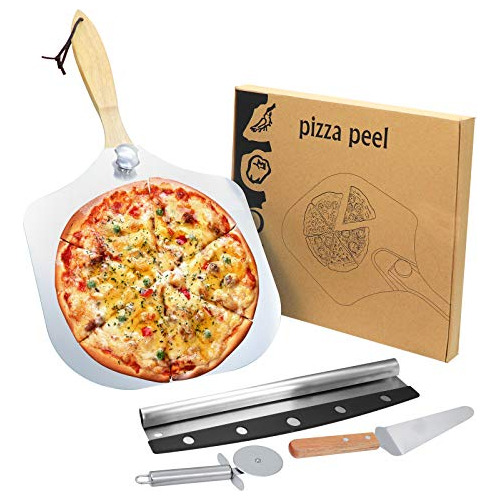 Pala De Metal De Aluminio Pizza De 12 Pulgadas X 14 Pul...