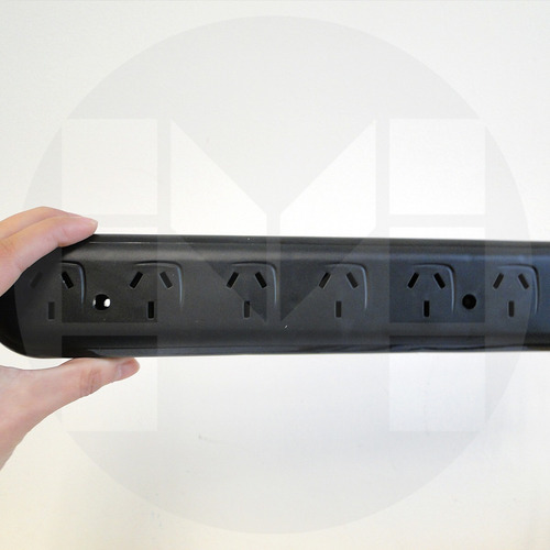 Imagen 5 de 10 de Zapatilla Prolongador Iram 6 Tomas 1,5 Mts Cable Negra Kalop